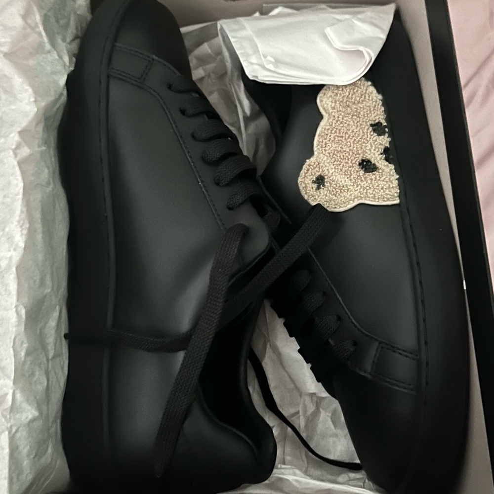 Palm Angels Black Sneakers with Bear Detail - Picture 6 of 6